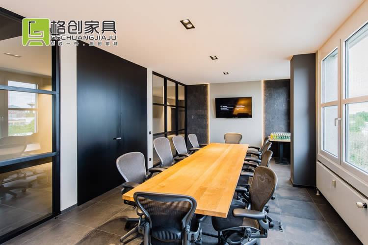 现代办公家具效果图